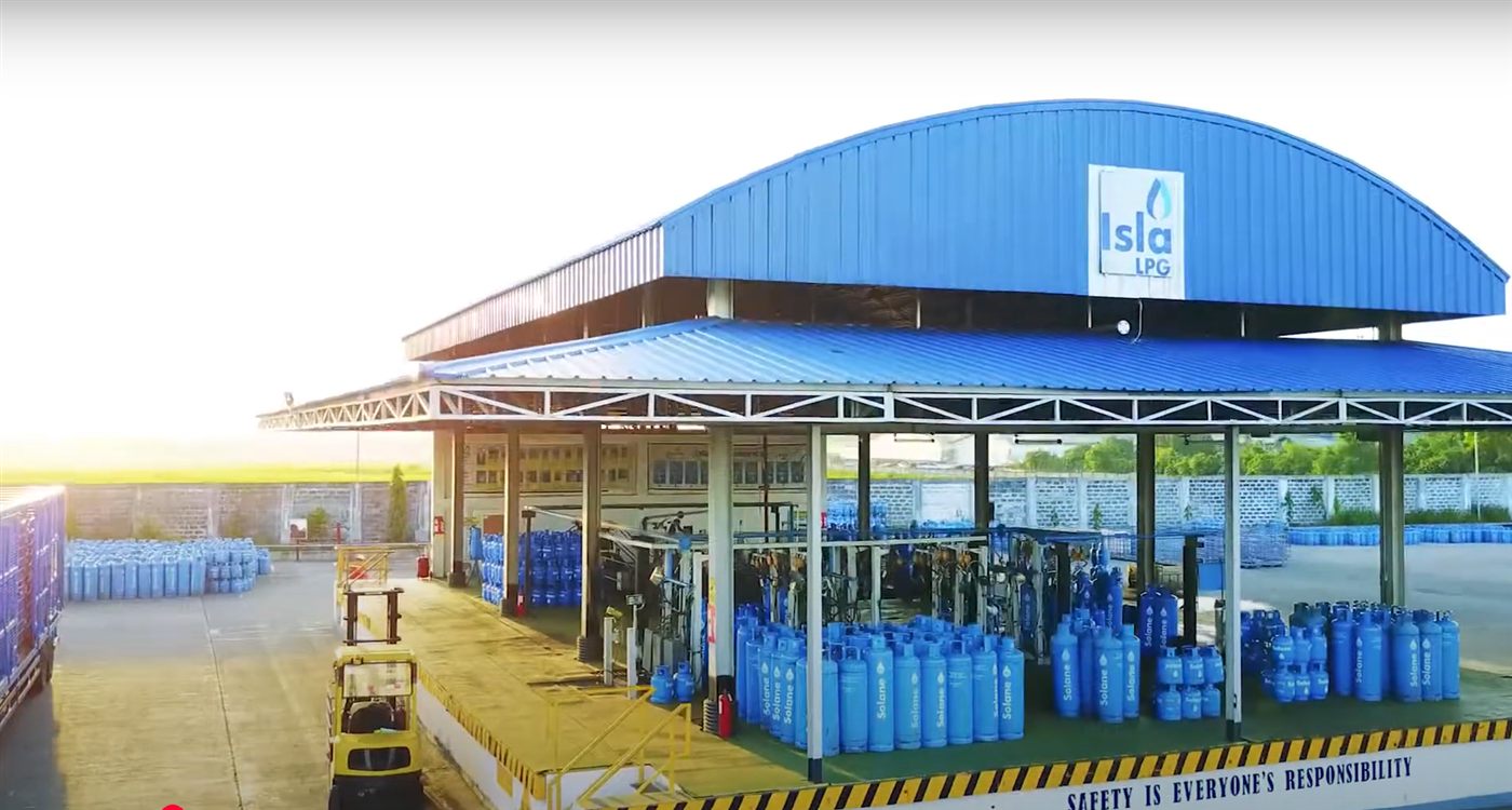 Isla LPG plant with Solane cylinders