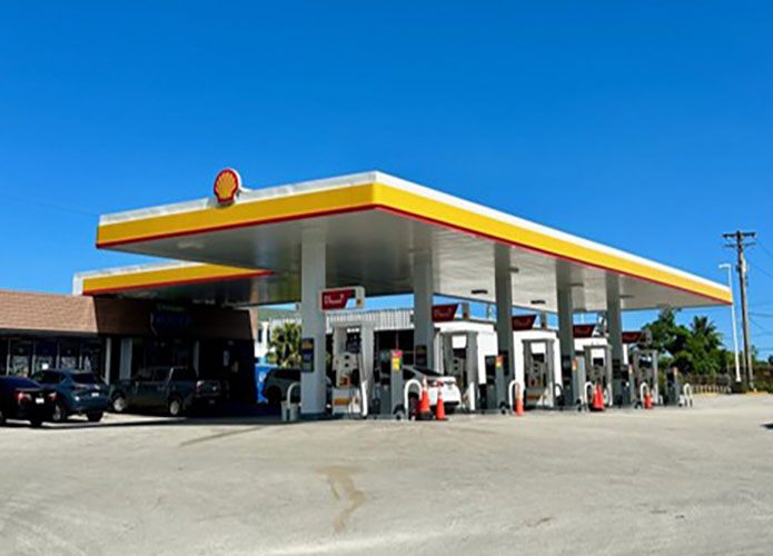 IP&E service station in Guam